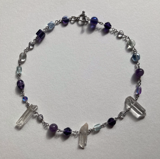 Purple Quartz Necklace